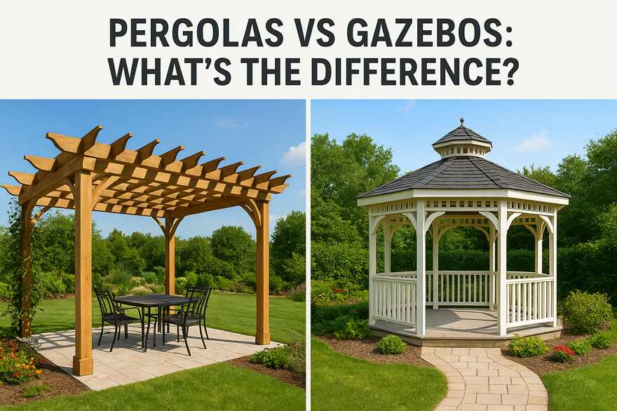 Pergolas vs Gazebos: What’s the Difference?